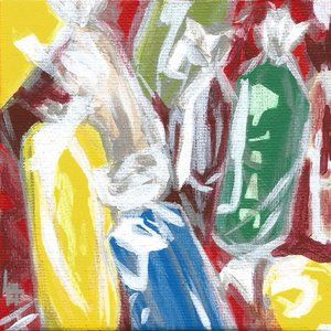 Acrylic Painting - Got Candy?